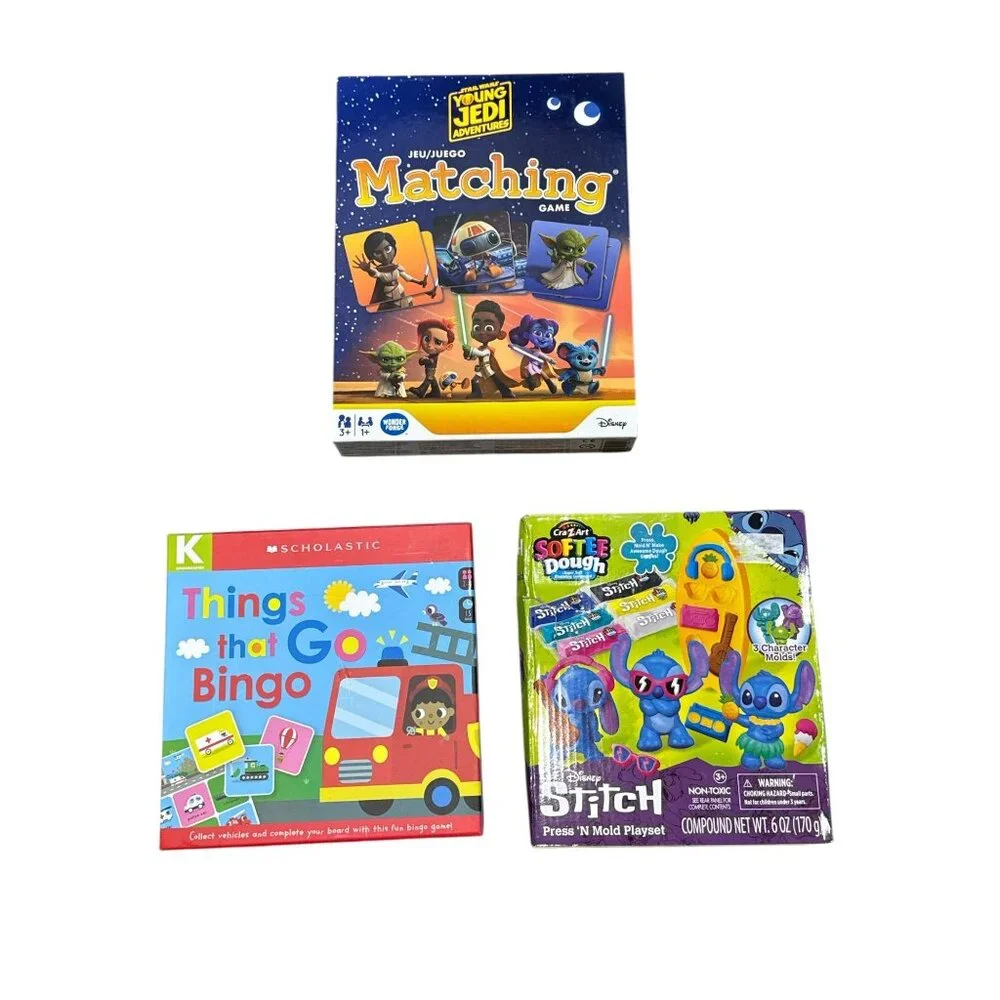 DISNEY Star Wars Young Jedi Adventures Matching Game, SCHOLASTIC Things that Go
